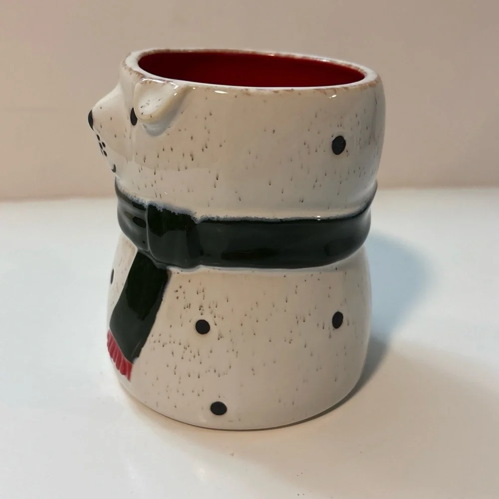 Crate & Barrel Winter Dog 12-oz. Holiday Mug Brand New